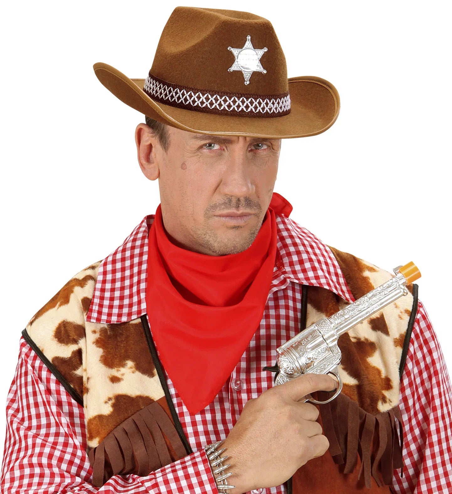 Sombrero marron Sheriff COMPLEMENTOS Widmann