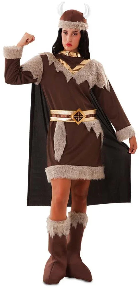 Disfraces en Pareja de Vikingos Marrones Vikingos Disfraces Simon