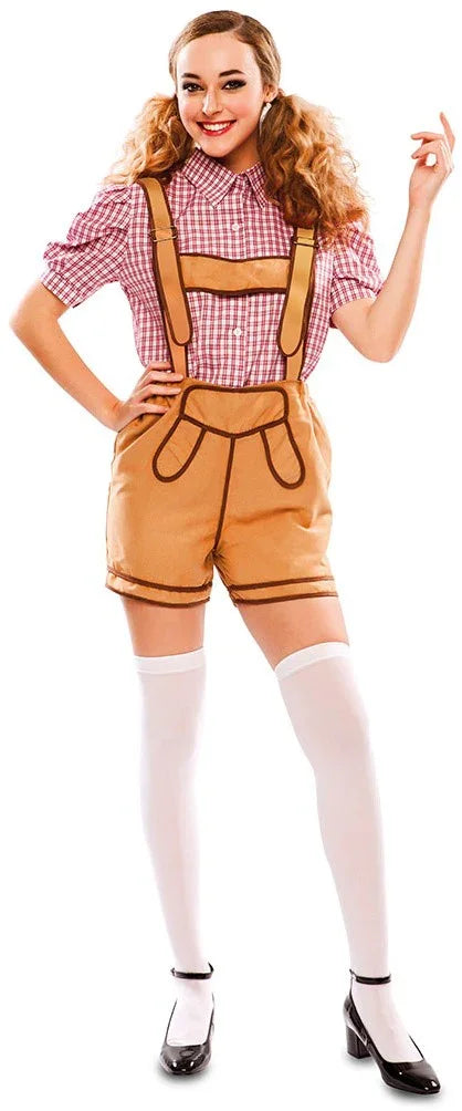 Disfraces en Pareja de Tiroleses Marrones Tiroleses Oktoberfest Disfraces Simon