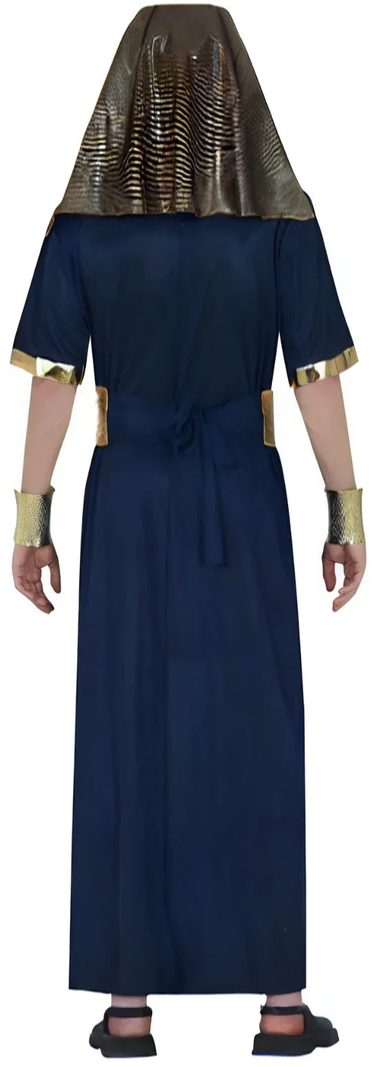 Disfraz de Faraón de Egipto Azul Marino para Hombre Egipcios Guirca