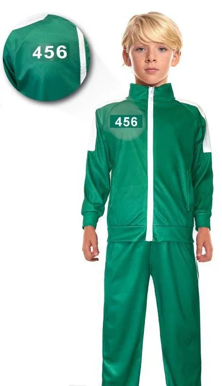 Disfraz Chándal Verde de El Juego del Calamar Infantil El Juego del Calamar Partilandia
