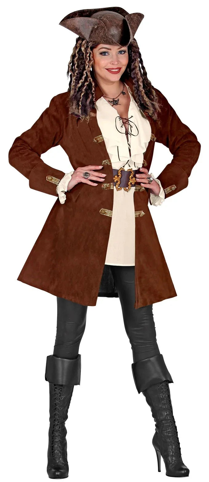 Chaqueta Pirata Marrón para Mujer Pirata Widmann