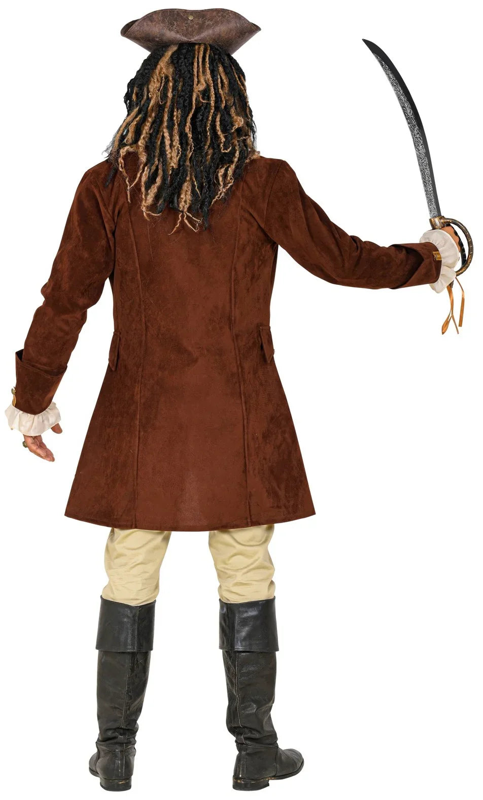 Chaqueta Pirata Marrón para Hombre Pirata Widmann