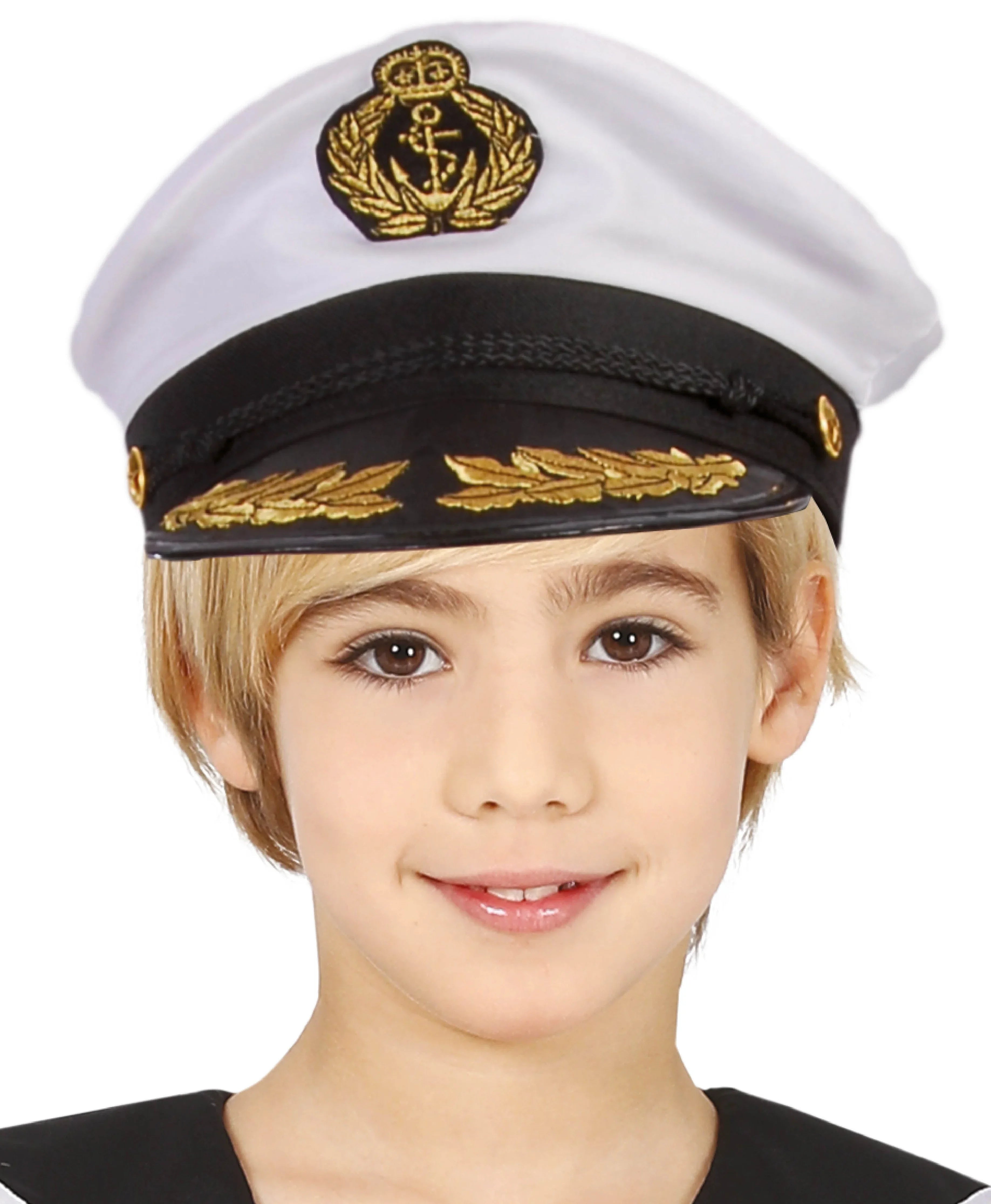 Gorra de Capitán de Barco Infantil Sombreros de Marinero Guirca