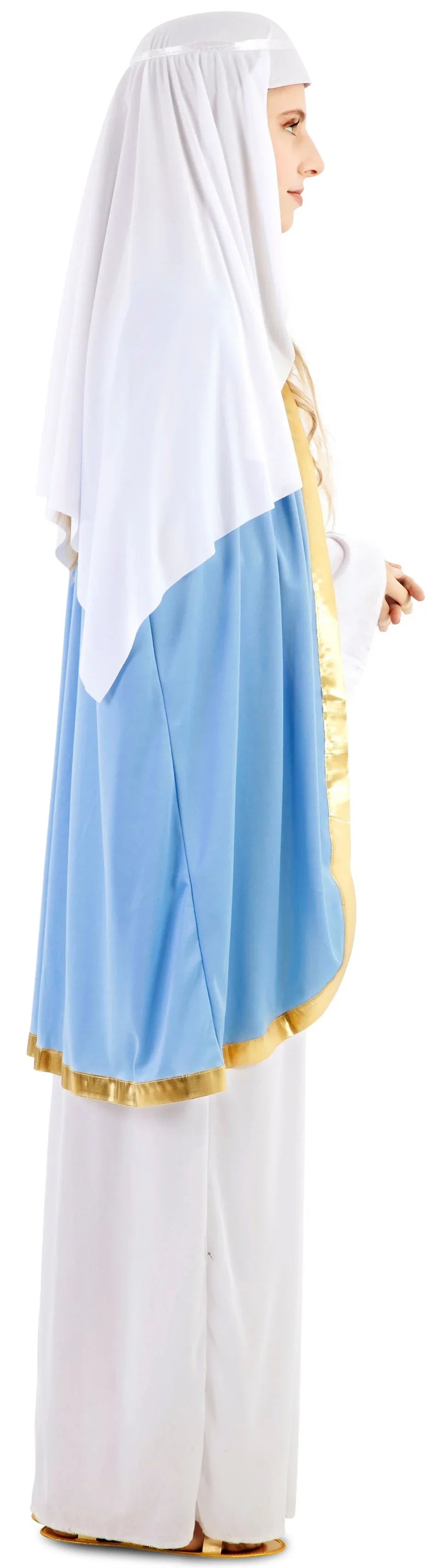 Disfraz de Virgen María con Capa para Mujer Virgen María EuroCarnavales