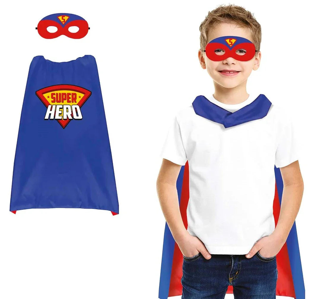 Kit de Superhéroe Super Hero Infantil Superman y Supergirl Guirca