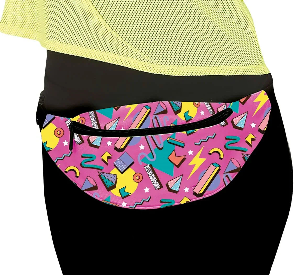 Riñonera Rosa con Estampado Años 80 Años 80 Guirca