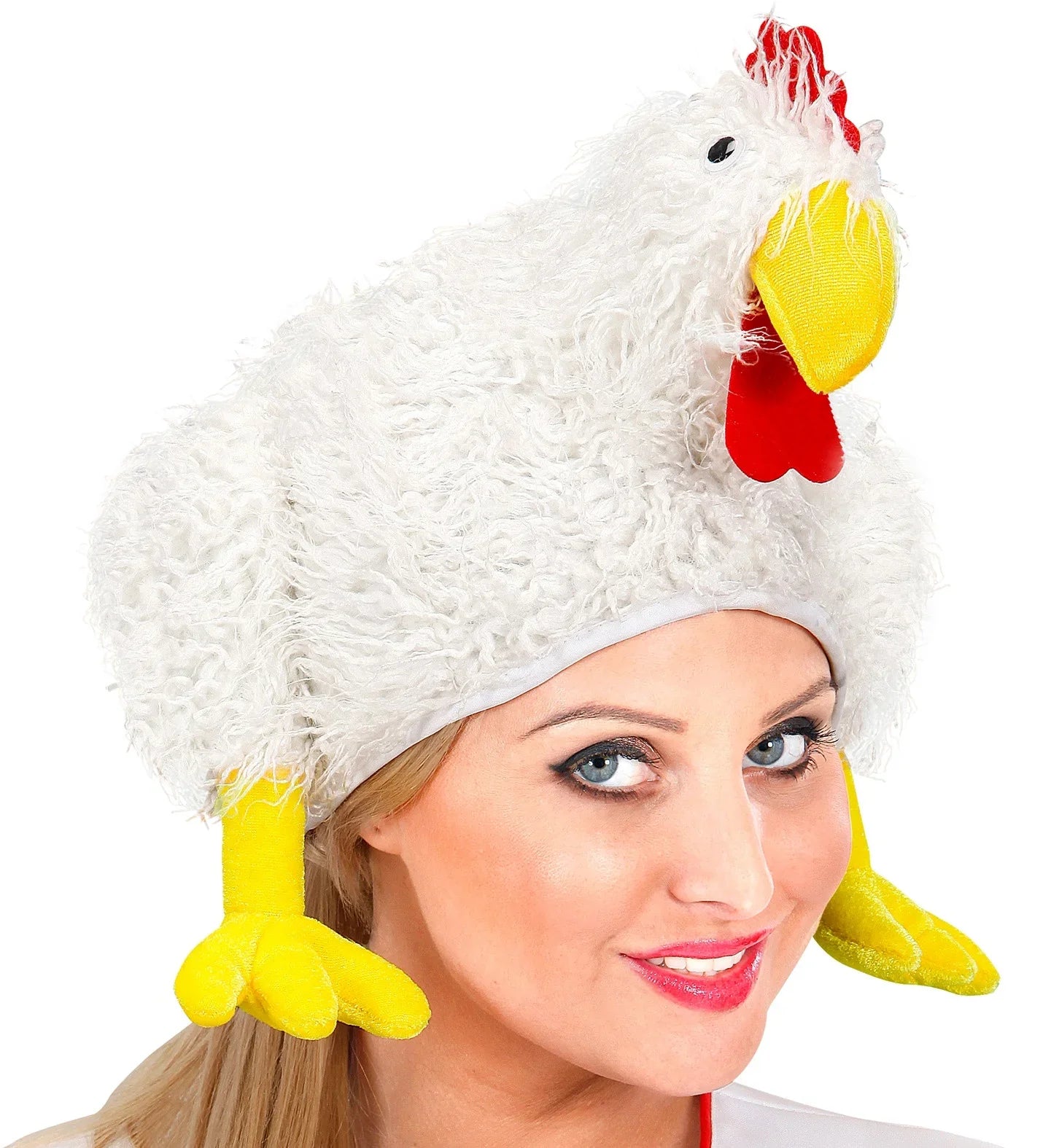 Gorro de Pollo Blanco Pollo y Gallina Widmann