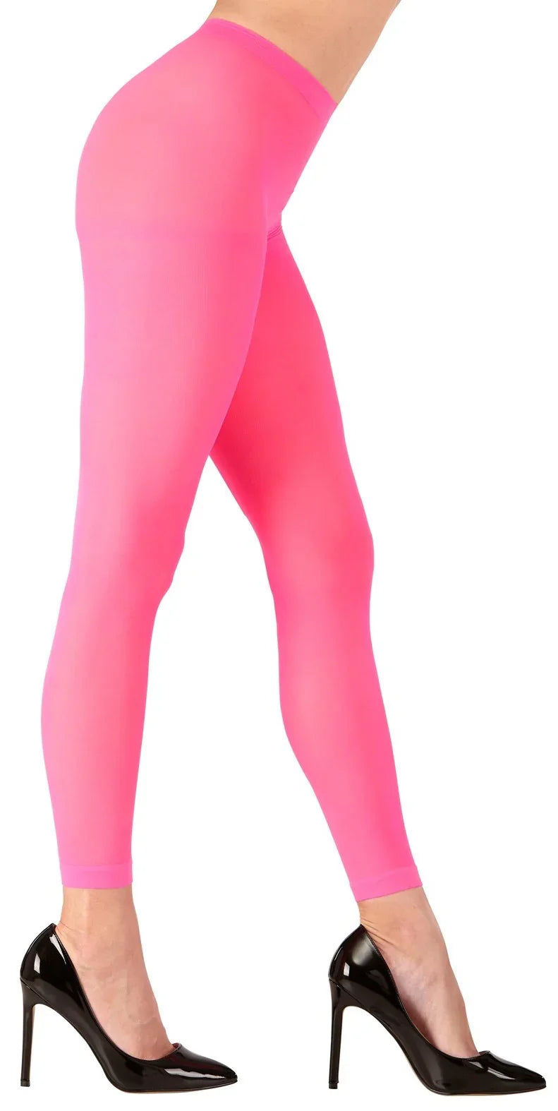 Pantys sin Pie Rosa Neón para Mujer Leggings Widmann