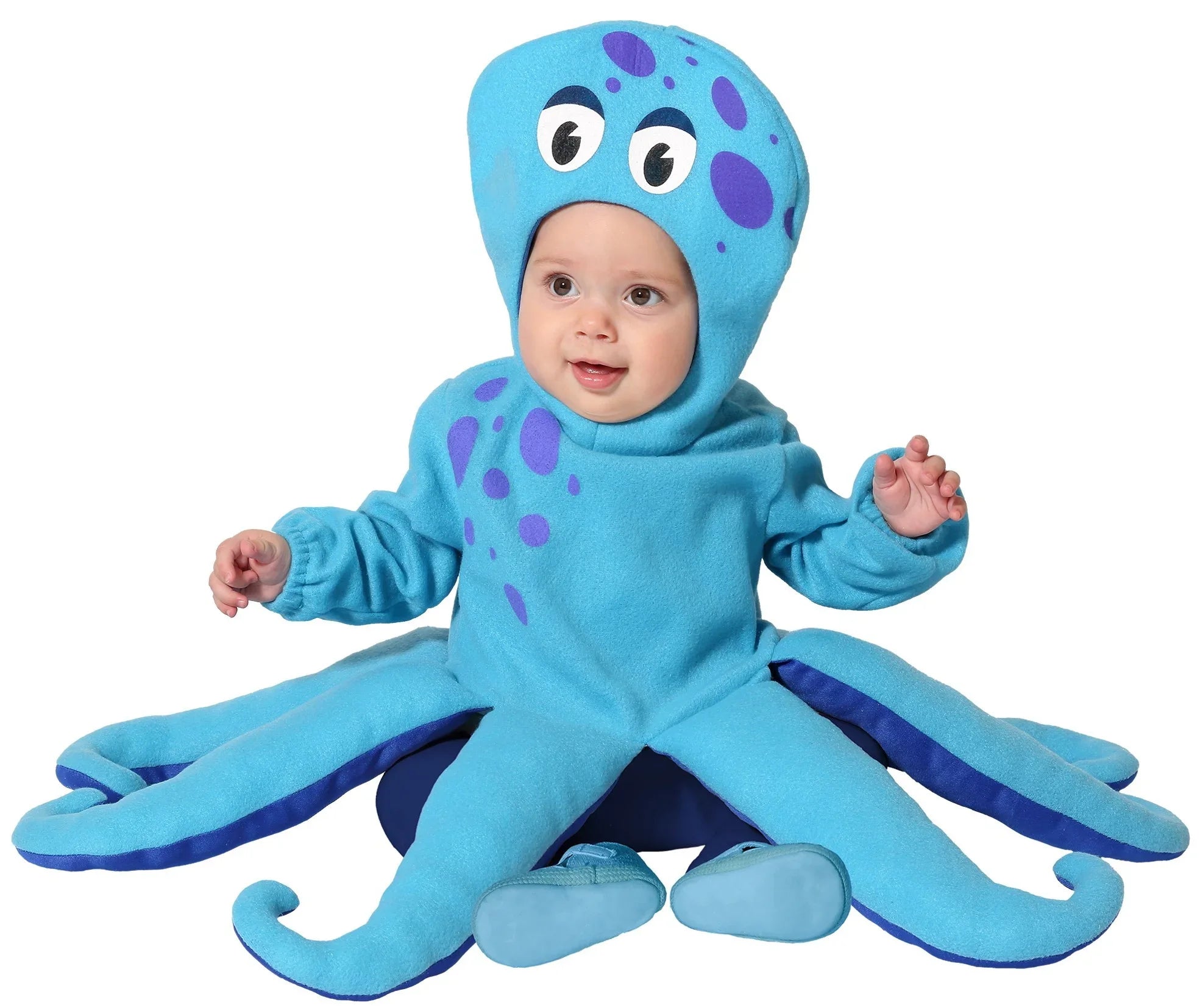 Disfraz de Pulpo Azul para Bebé Pulpo Atosa