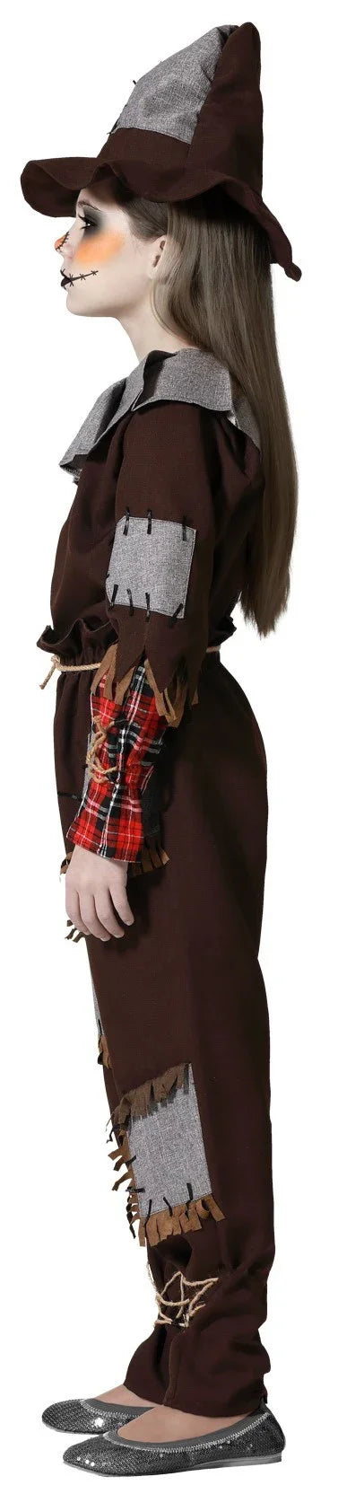 Disfraz de Espantapájaros Siniestro para Niña Espantapájaros Atosa