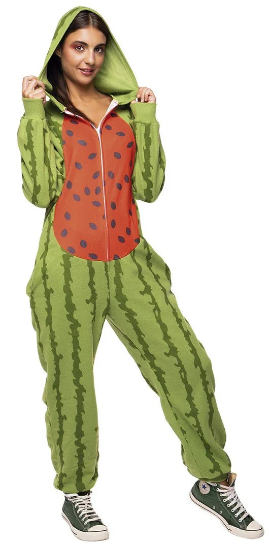 Disfraz de Sandía Pijama para Adulto Sandía Rubies