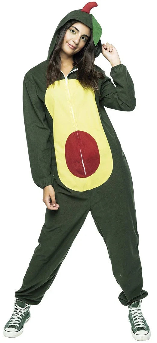Disfraz de Aguacate Pijama para Adulto Fruta Rubies