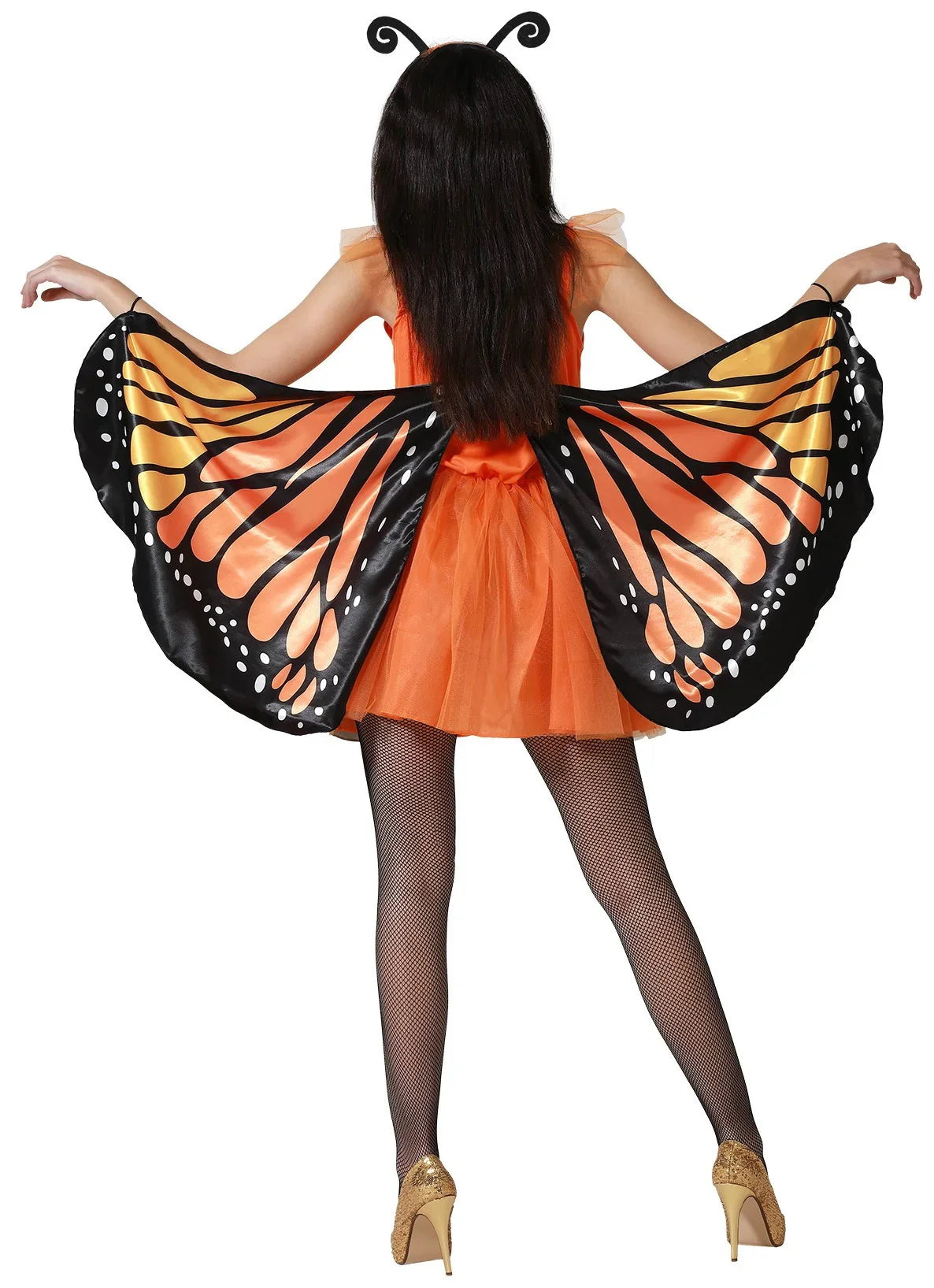 Disfraz de Mariposa Naranja para Mujer Mariposa Atosa