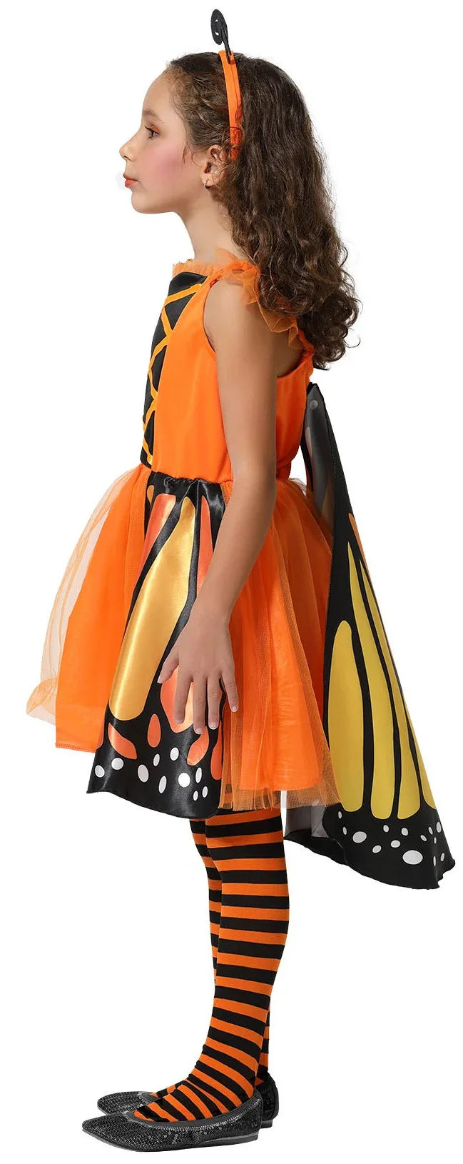 Disfraz de Mariposa Naranja para Niña Mariposa Atosa