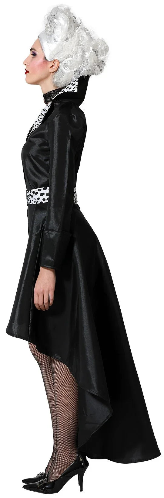 Disfraz de Cruella de Vil Negro para Mujer Cruella de Vil Atosa