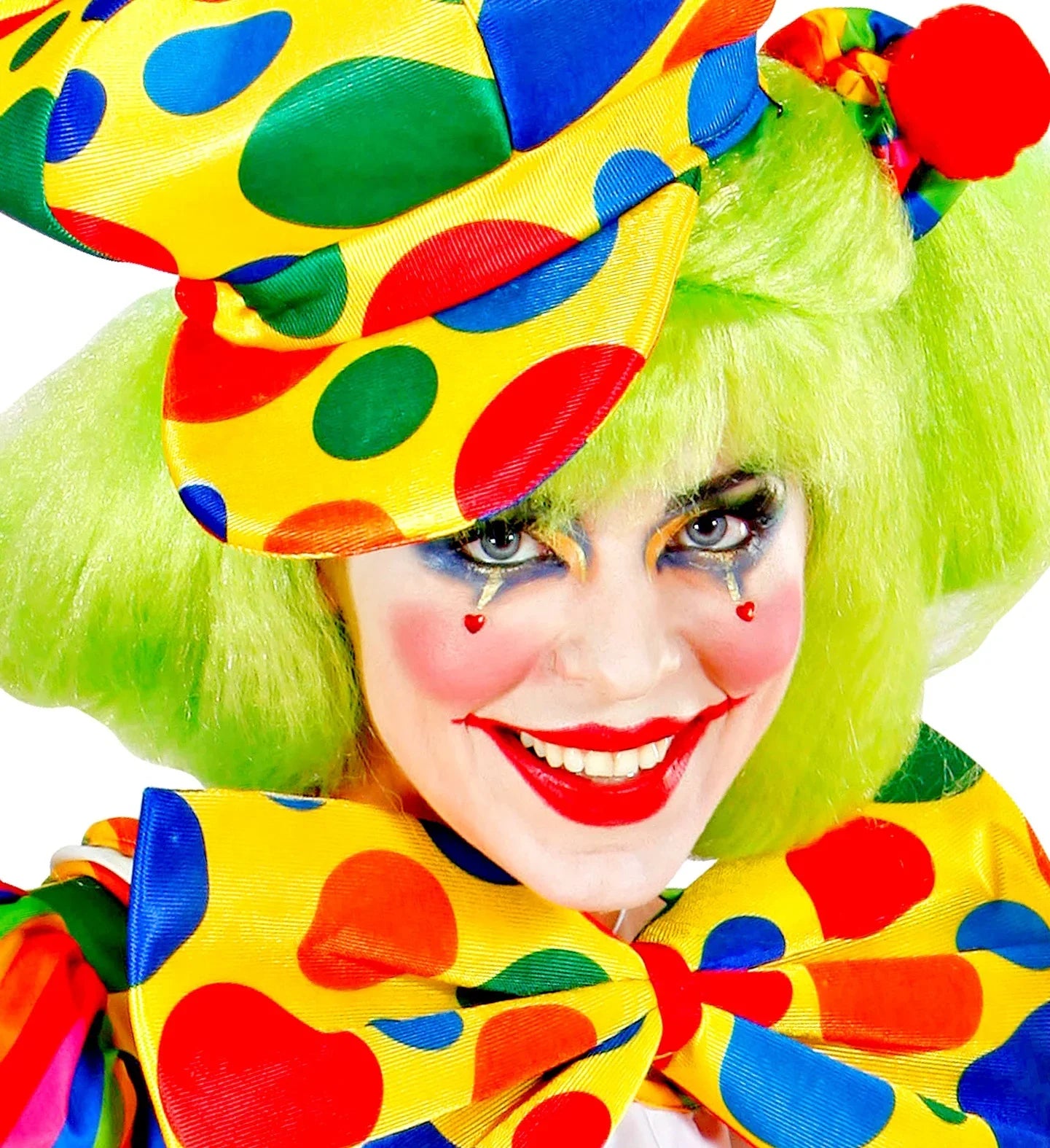 Set de Maquillaje de Payaso Colorido Kits de Maquillaje Widmann