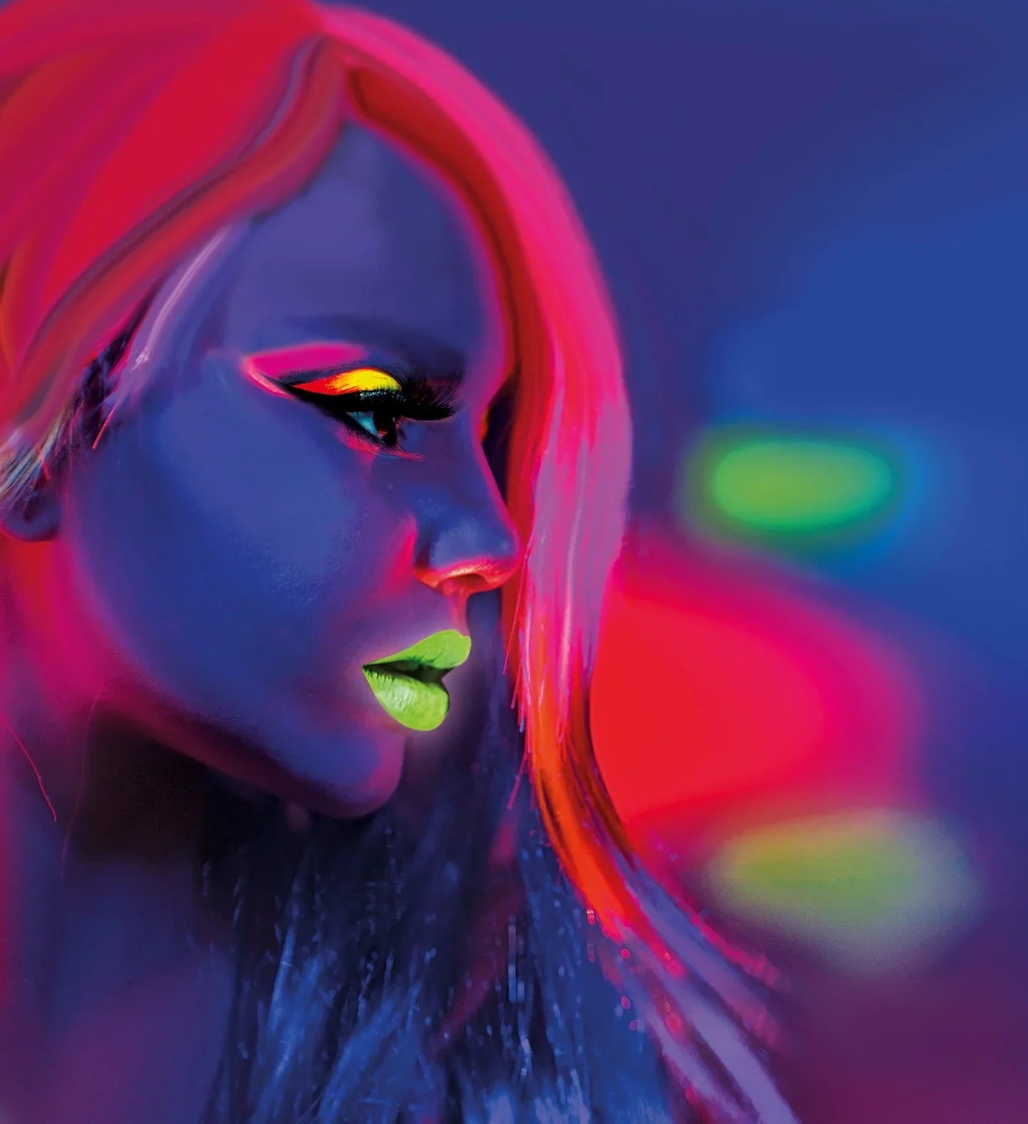 Set de 6 Lápices Regulables en Colores Neón UV Lápices Widmann