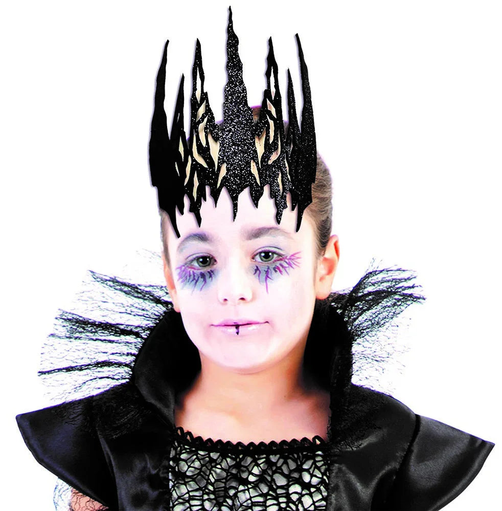 Corona Negra de Reina Malvada Coronas y Tiaras EuroCarnavales