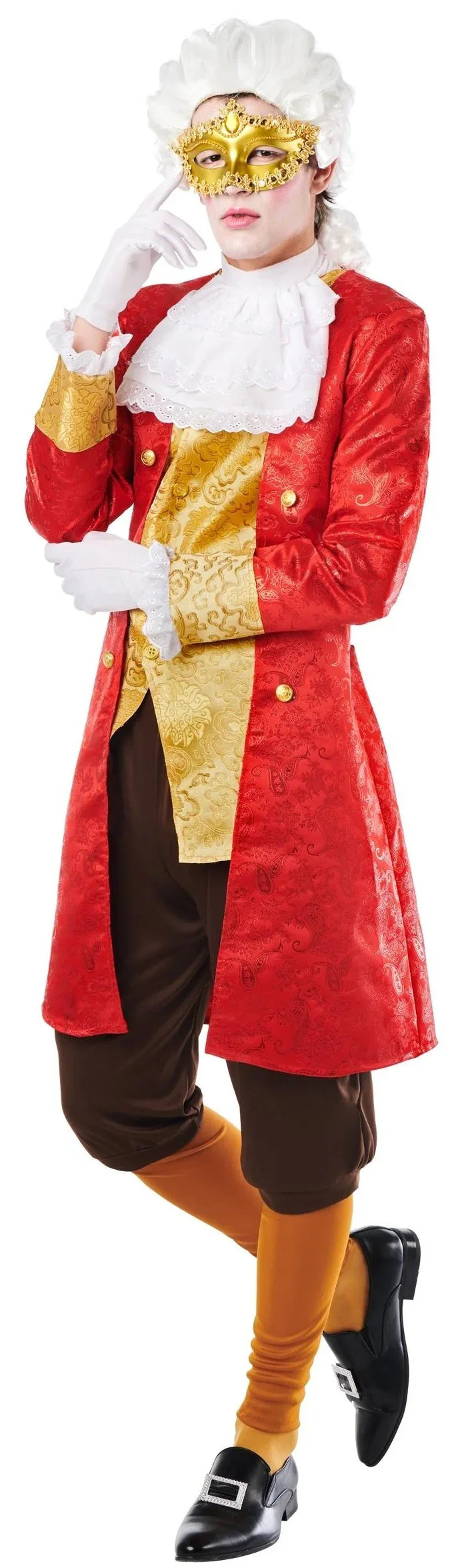 Disfraz de Rey Luis XVI para Hombre Venecianos y de Época Kimokawaii