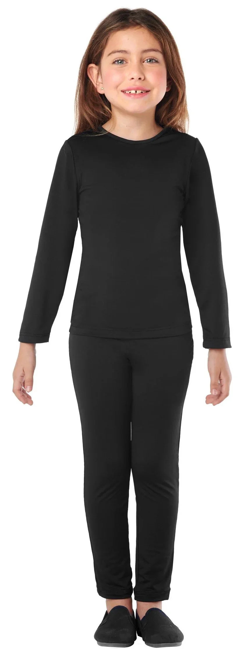 Malla Negra en Dos Piezas Infantil Mallas y Maillots Kimokawaii