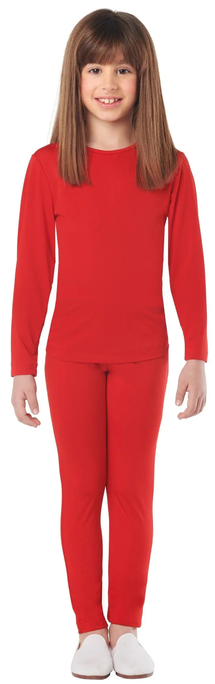 Malla Roja en Dos Piezas Infantil Mallas y Maillots Kimokawaii