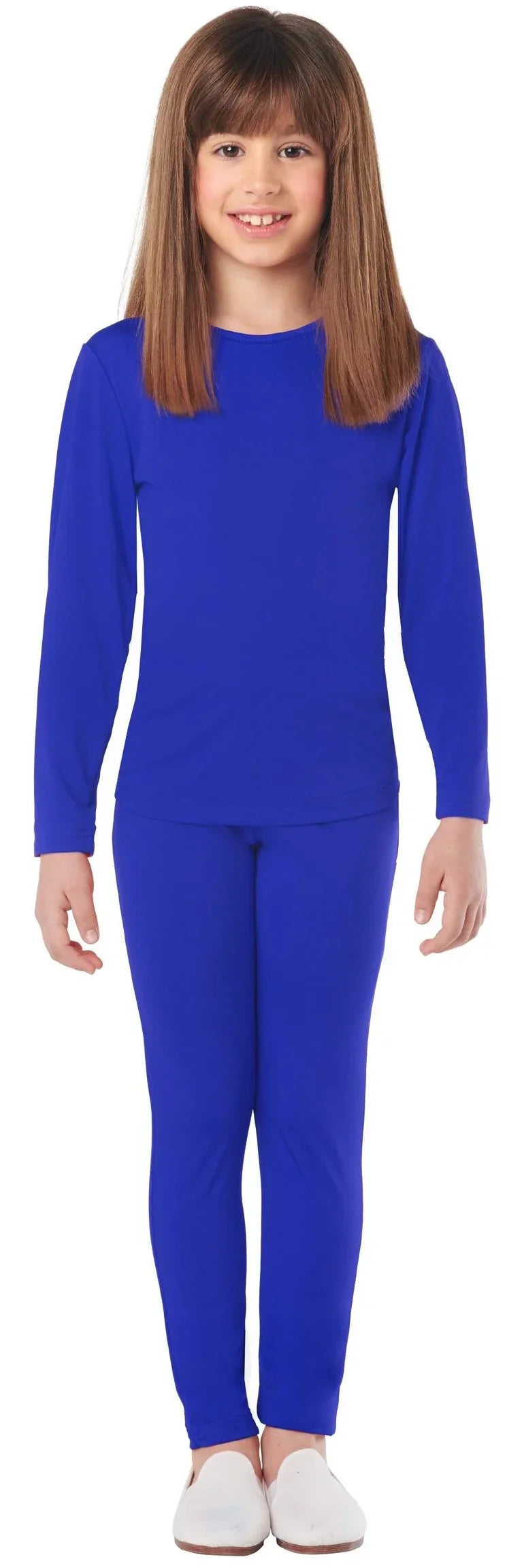 Malla Azul en Dos Piezas Infantil Mallas y Maillots Kimokawaii