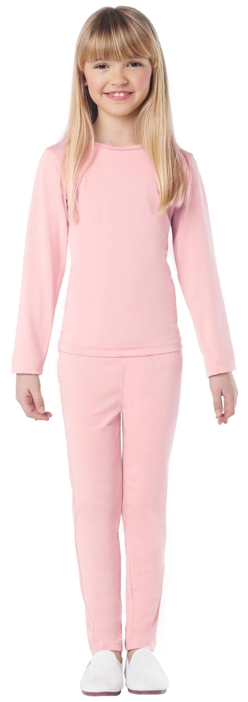 Malla Rosa en Dos Piezas Infantil Mallas y Maillots Kimokawaii