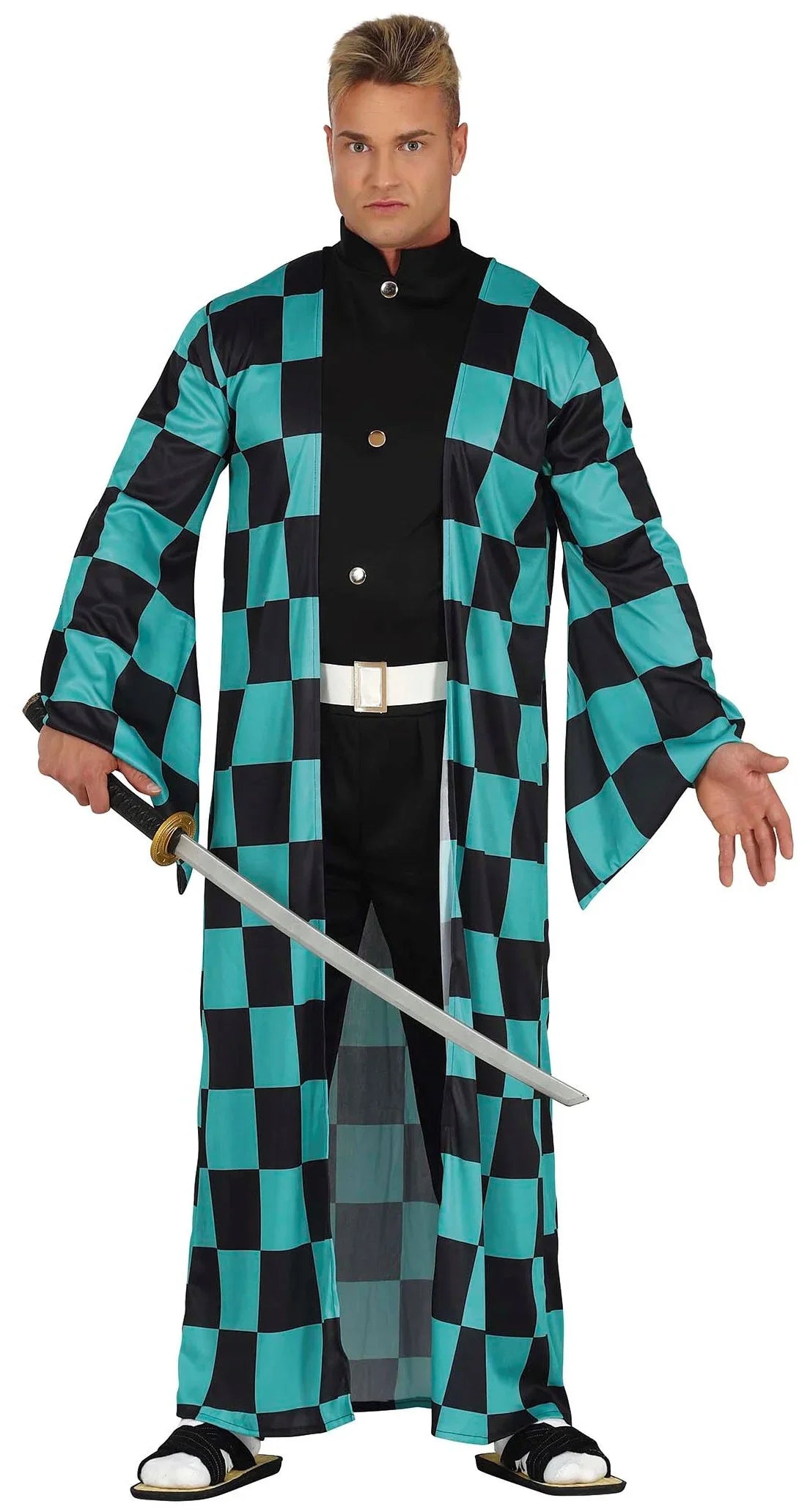 Disfraz de Tanjiro Kamado Kimetsu no Yaiba para Hombre Cuentos y Dibujos Animados Guirca