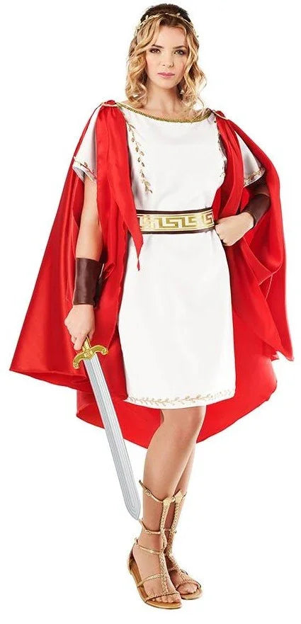 Disfraz de Emperatriz Romana con Capa para Mujer Damas Romanas y Griegas Kimokawaii