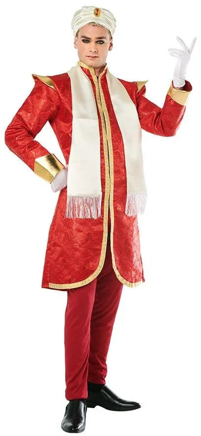 Disfraz de Príncipe Hindú Bollywood para Hombre Hindús Kimokawaii