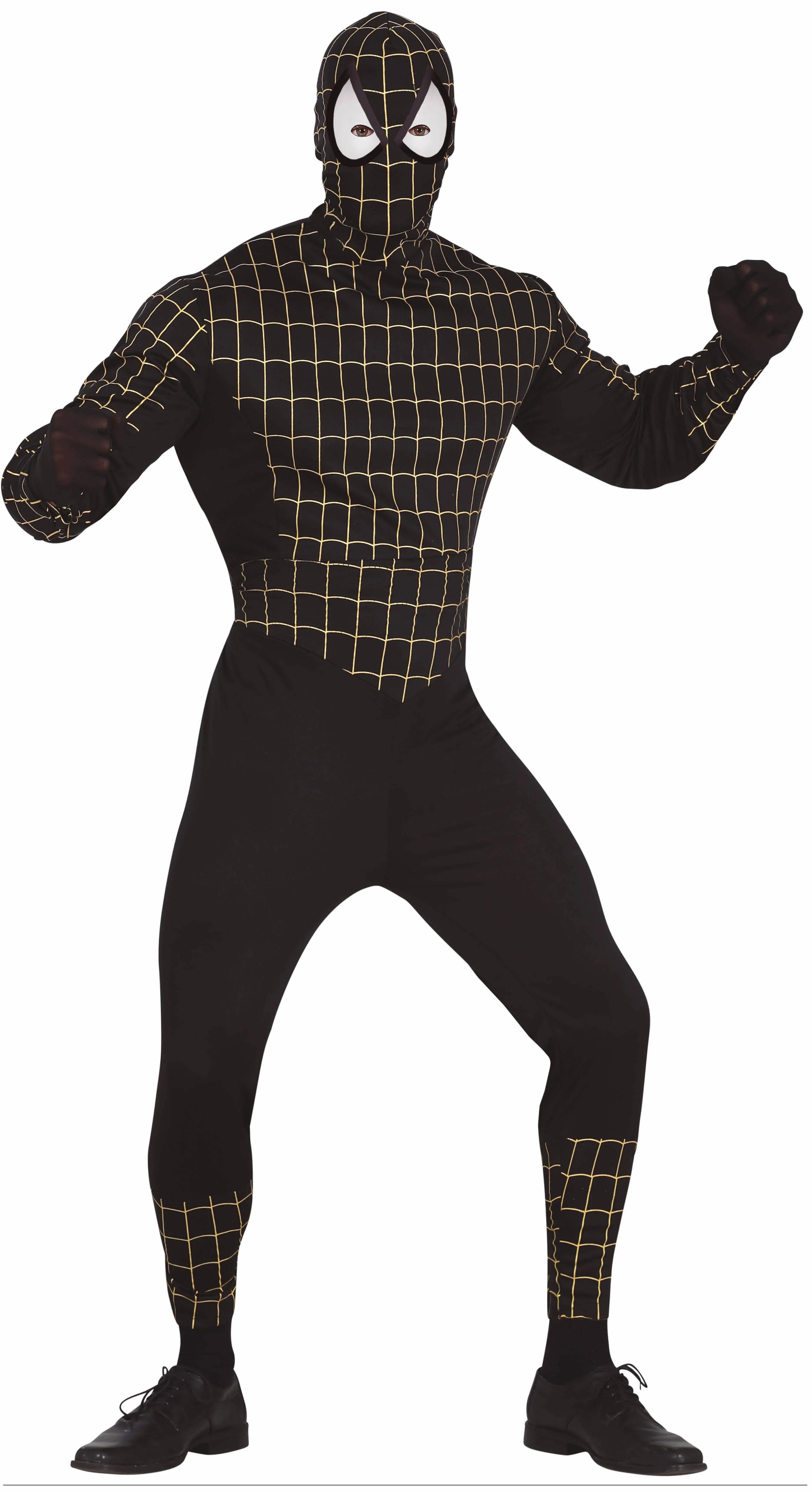 Disfraz de Spider Negro para Hombre Spiderman Guirca