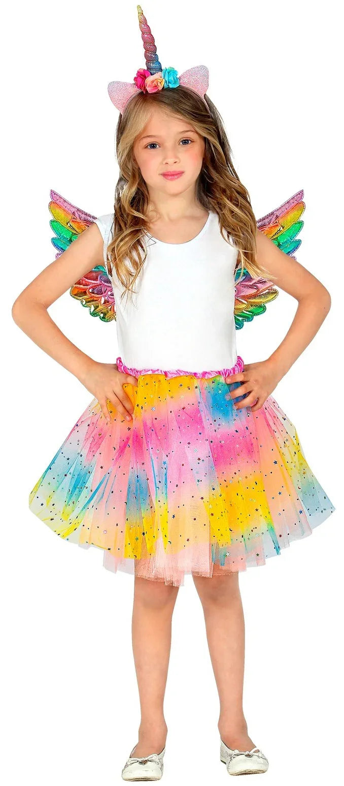 Kit de Disfraz de Unicornio con Alas Infantil Unicornio Widmann
