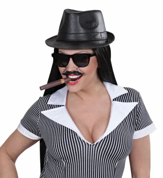 Gafas Negras con Bigote Gafas Widmann