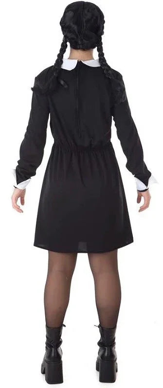 Disfraz de Miércoles Perversa para Adulto Miércoles Addams Llopis
