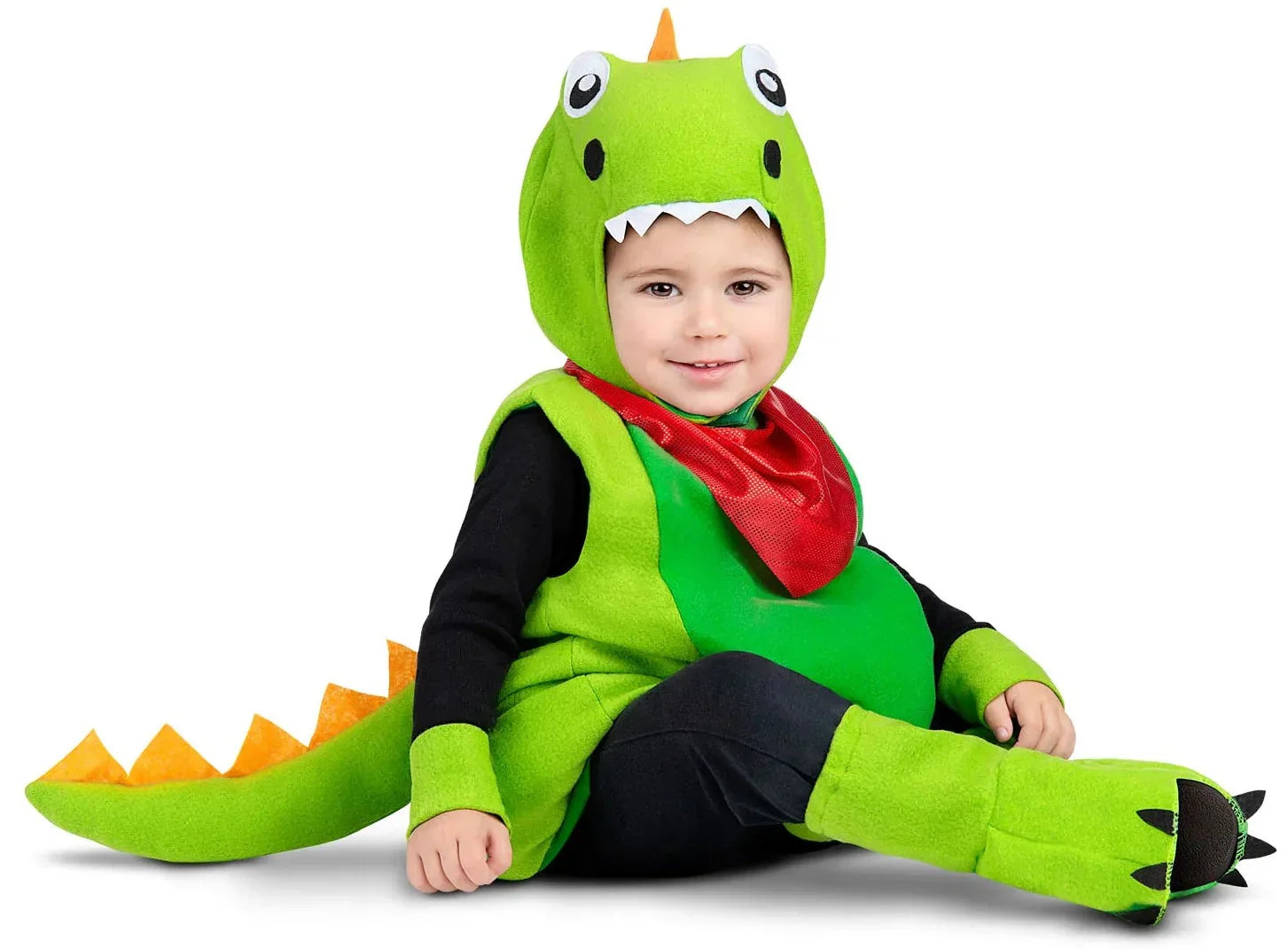 Disfraz de Dinosaurio Verde Infantil Dragón y Dinosaurio Viving
