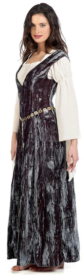 Disfraz de Reina Medieval Azul Premium para Mujer Reyes y Reinas Medievales Limit Sport