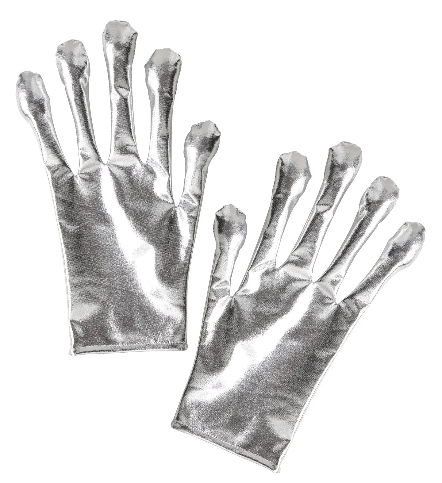 Guantes de Alien del Espacio Plateados Guantes Widmann