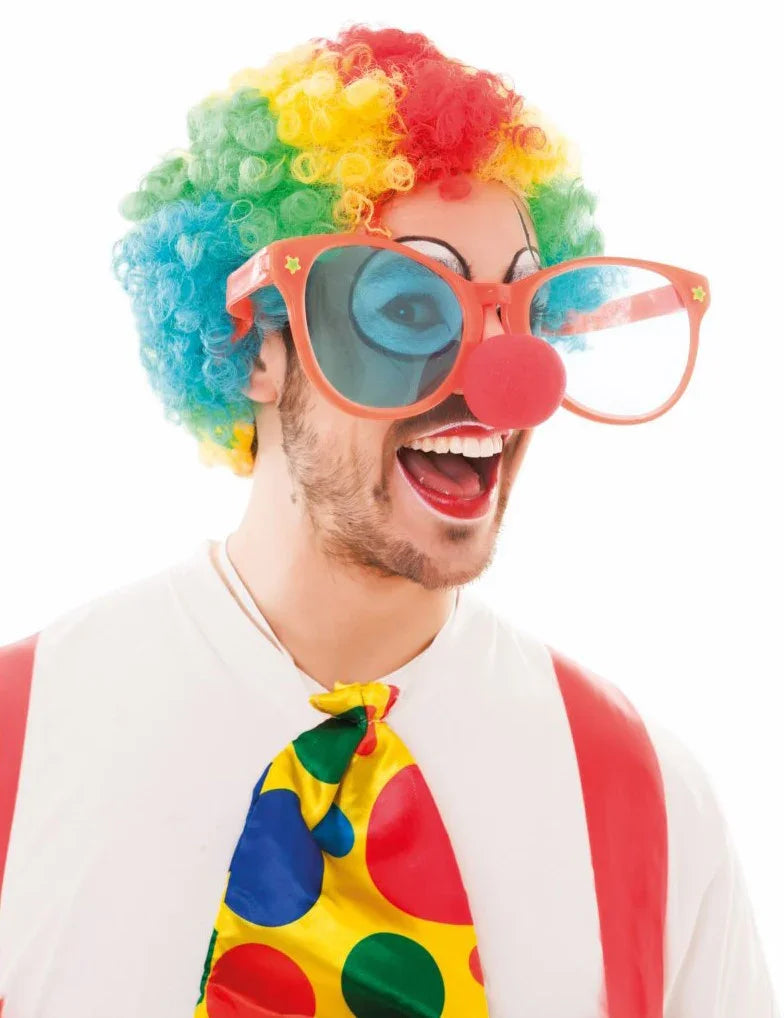 Gafas de Payaso Gigantes Rojas Complementos Payasos EuroCarnavales