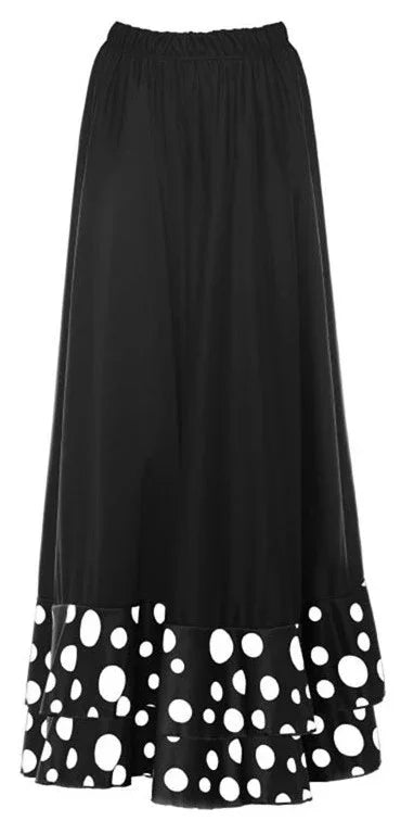 Falda de Sevillana Negra con Volantes para Niña Sevillanas y Flamencas Infantiles Partilandia