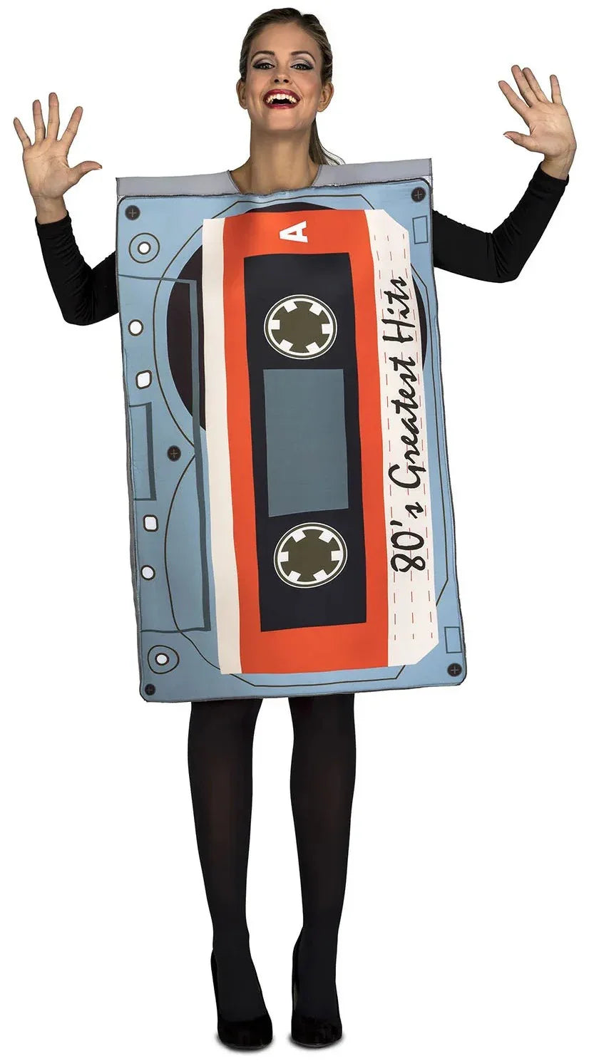Disfraz de Cassette Grandes Éxitos Años 80 para Adulto Años 80 Viving