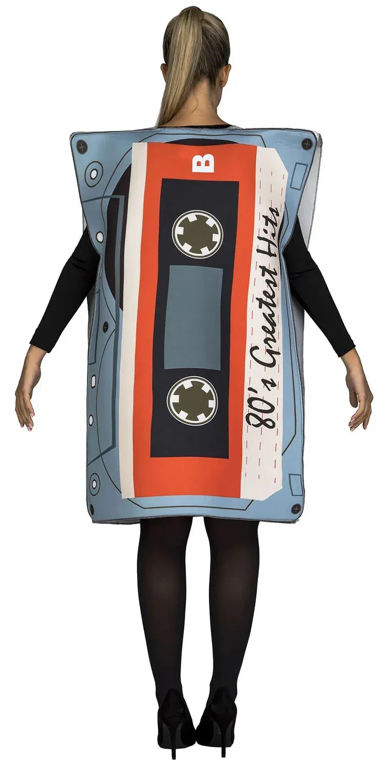 Disfraz de Cassette Grandes Éxitos Años 80 para Adulto Años 80 Viving