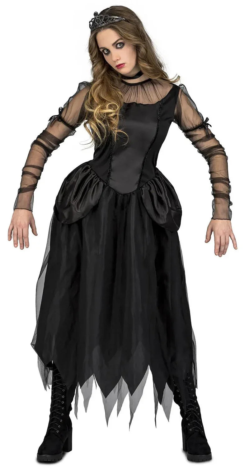 Disfraz de Princesa Gótica Oscura para Mujer Halloween - Terror Viving