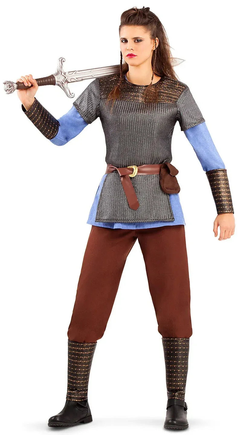 Disfraz de Escudera Vikinga Lagertha para Mujer Vikingos Viving