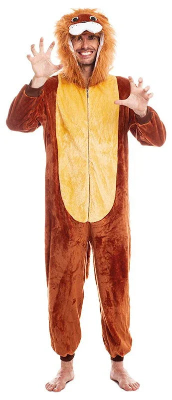 Disfraz de León de Peluche para Adulto León Partilandia
