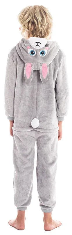 Disfraz de Conejo Gris de Peluche Infantil Conejo Partilandia