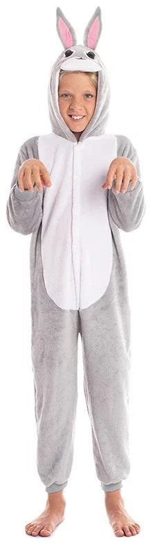 Disfraz de Conejo Gris de Peluche Infantil Conejo Partilandia