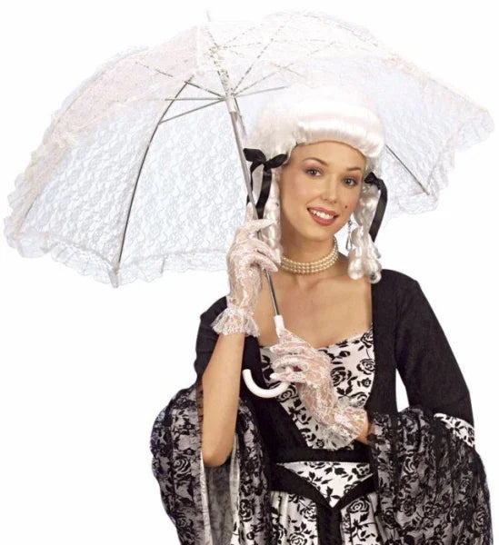 Sombrilla blanca de encaje Sombrillas Widmann