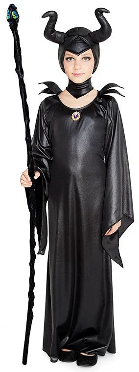 Disfraz de Hada Maléfica Negra para Niña Maléfica Partilandia