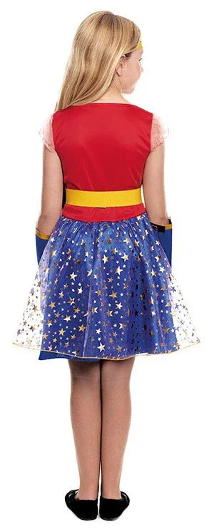 Disfraz de Wonder Lady Corto para Niña Wonder Woman Partilandia